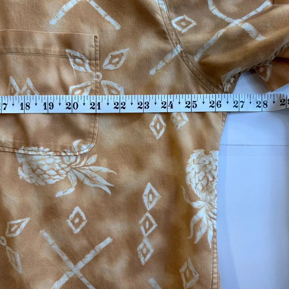 Fridays by Cluett XL‎ Pineapple Aloha Shirt VTG 90s-Y2K